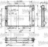 VALEO 730057 Radiator, engine cooling